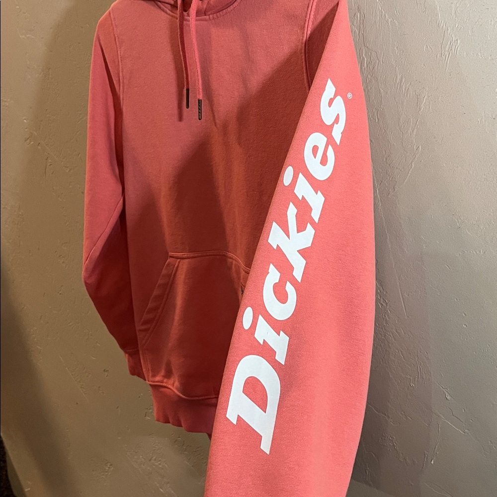 Dickies Coral Salmon Hoodie - Picture 2 of 7